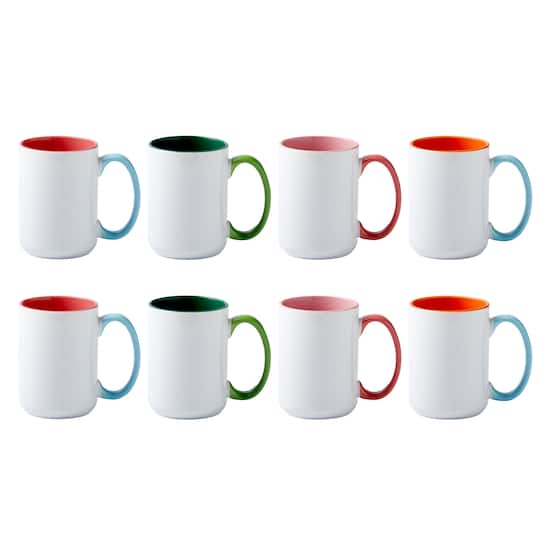 Cricut® 15 oz Color-Pop Beveled Ceramic Mug Blank Bundle | Michaels®